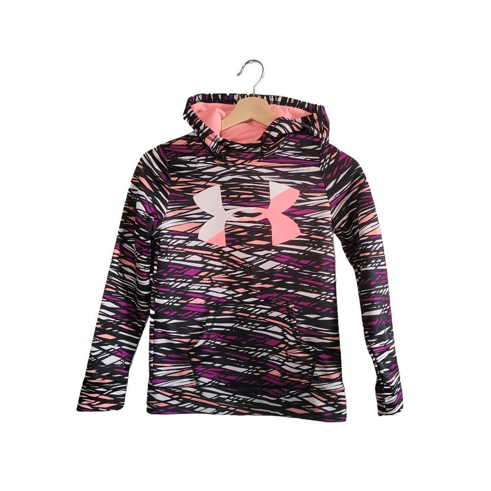UNDER ARMOUR Pink Cold Gear Hoodie Girls Size M